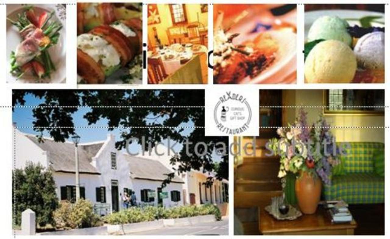Wittedrift Manor House Hotel Tulbagh Kültér fotó